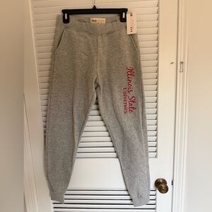 Illinois State University NEW Sweatpants Joggers REDSHIRT Small Comfort Lounge
